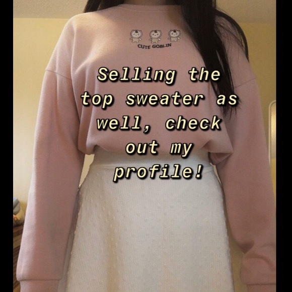 Korean/Asian style white skirt - Picture 4 of 4